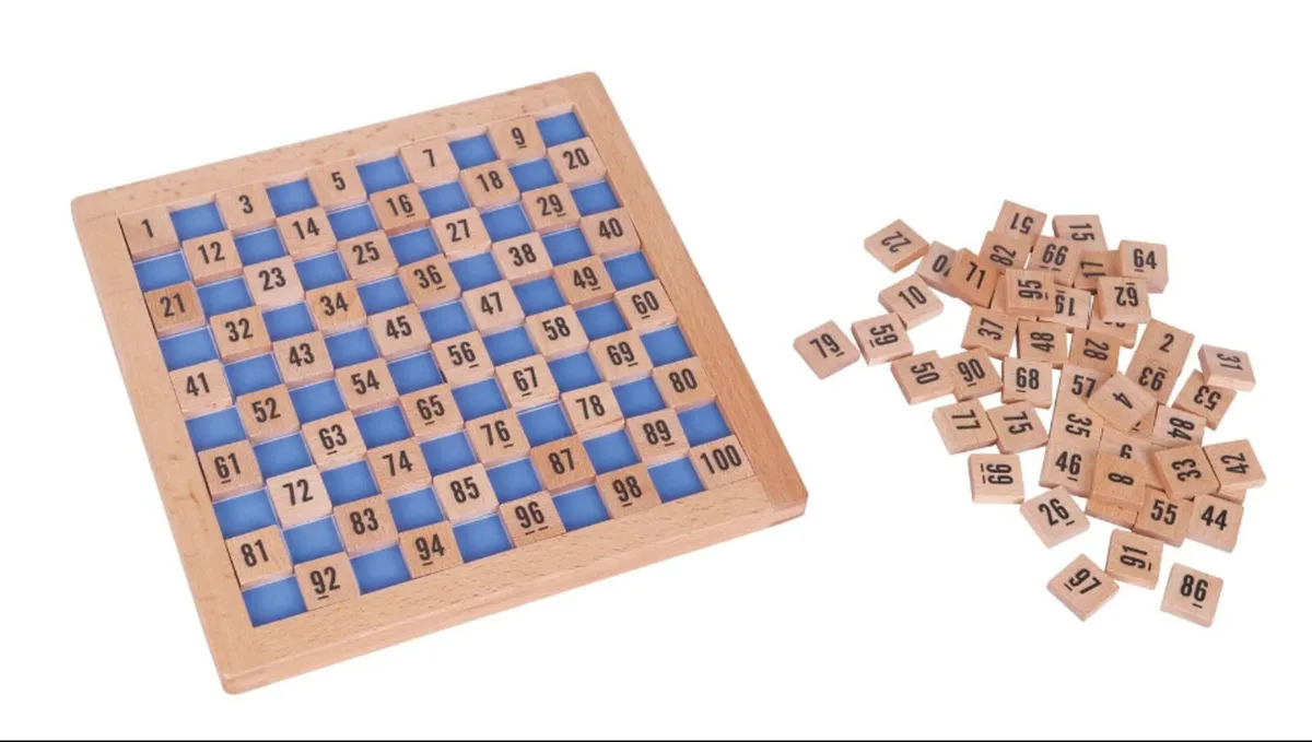 Wooden Hundred Board Game 1 To 100 - Image 3