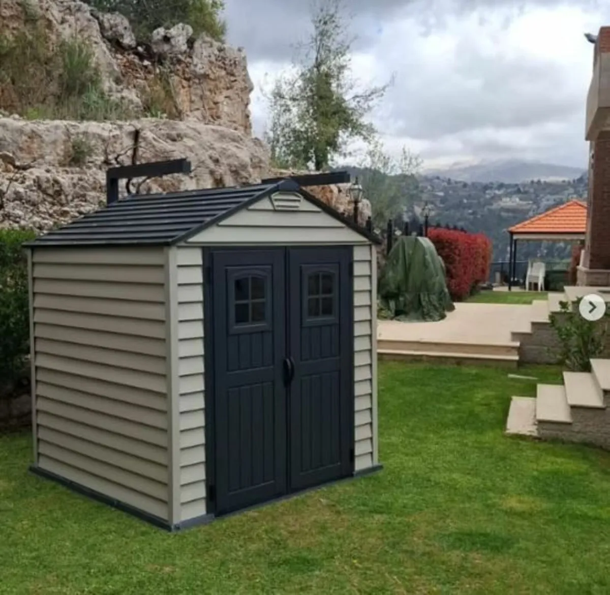 Duramax StoreMax PLUS 7×7 Vinyl Garden Sheds - Image 2