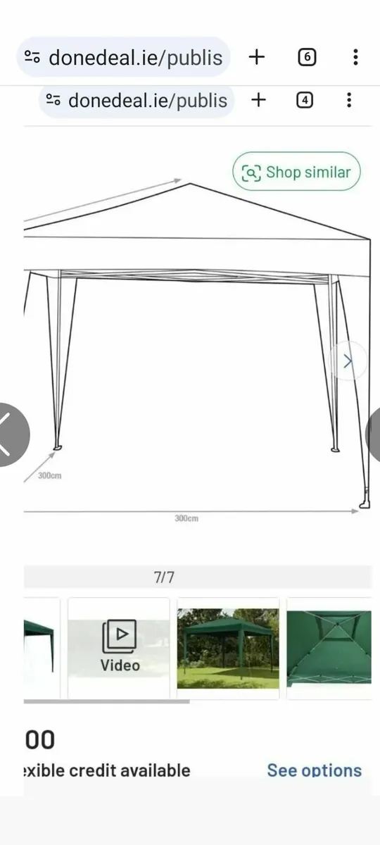 Brand new 2,4m Pop up gazebo still in box - Image 3