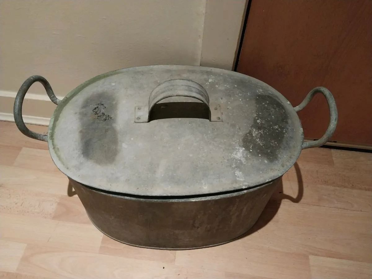 Galvanised Basin / Tub planter - Image 2