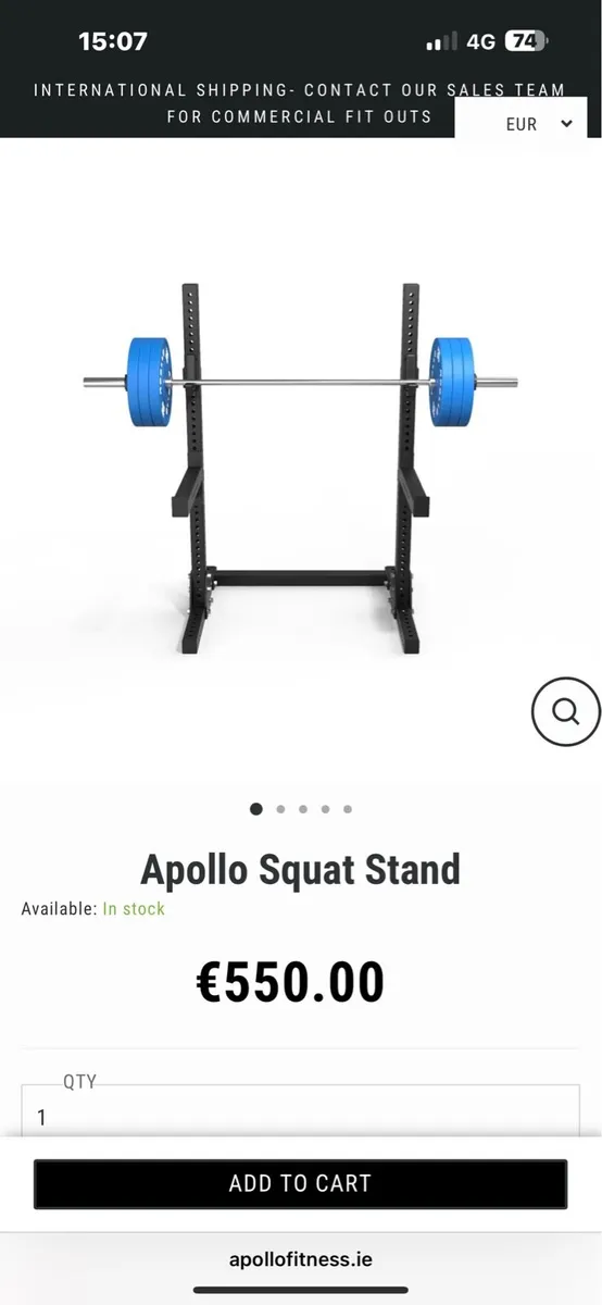 CHEAP! 1/2 PRICE! APOLLO PRO SQUAT RACK, HEAVY!!! - Image 1