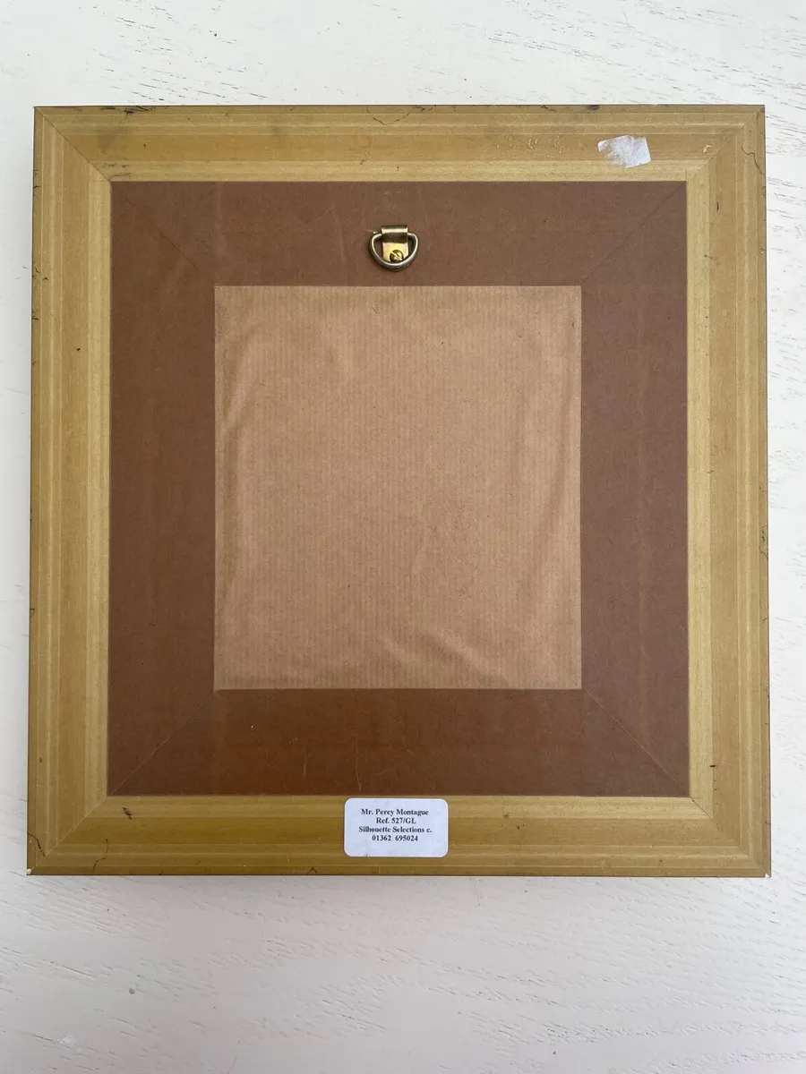 4 Antique Gold Silhouette Frames - Image 2