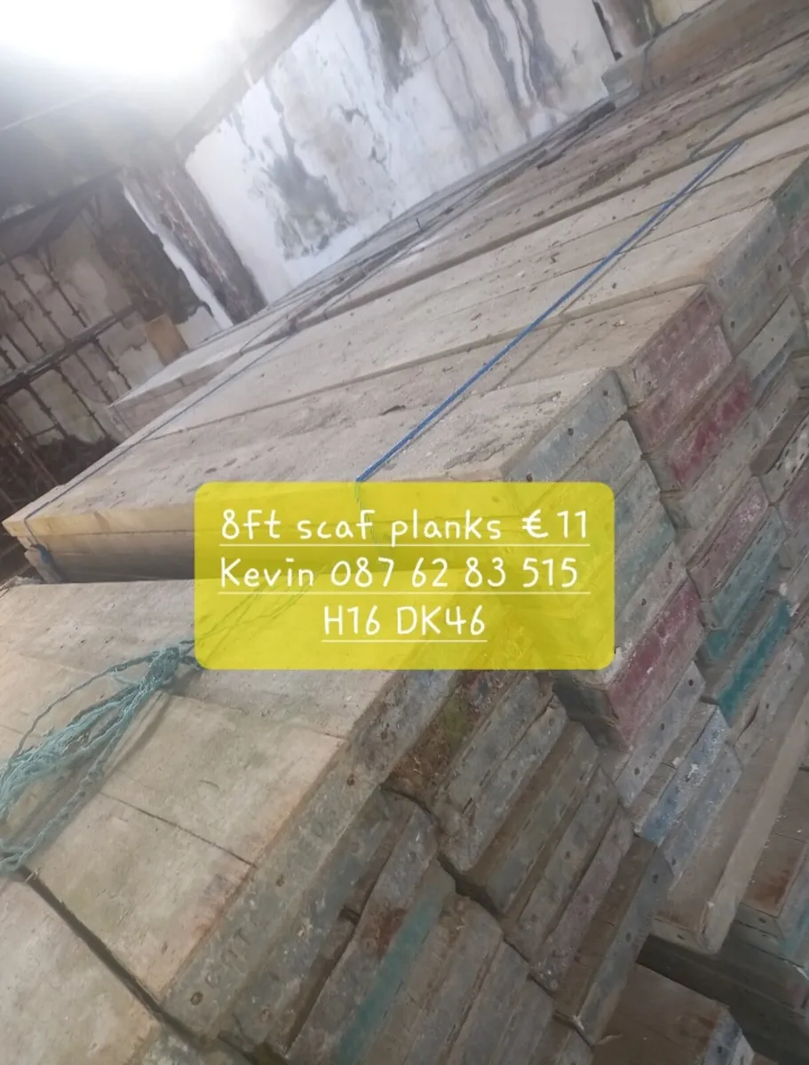 Slightly used scaffolding planks €11 - Image 1
