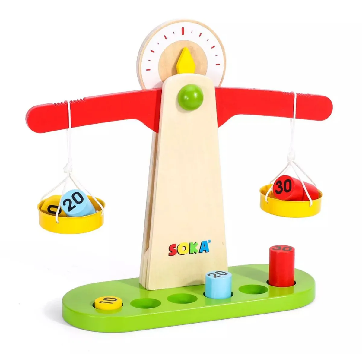 Wooden Balancing Counting Educational Toy Kids 3+ - Image 3