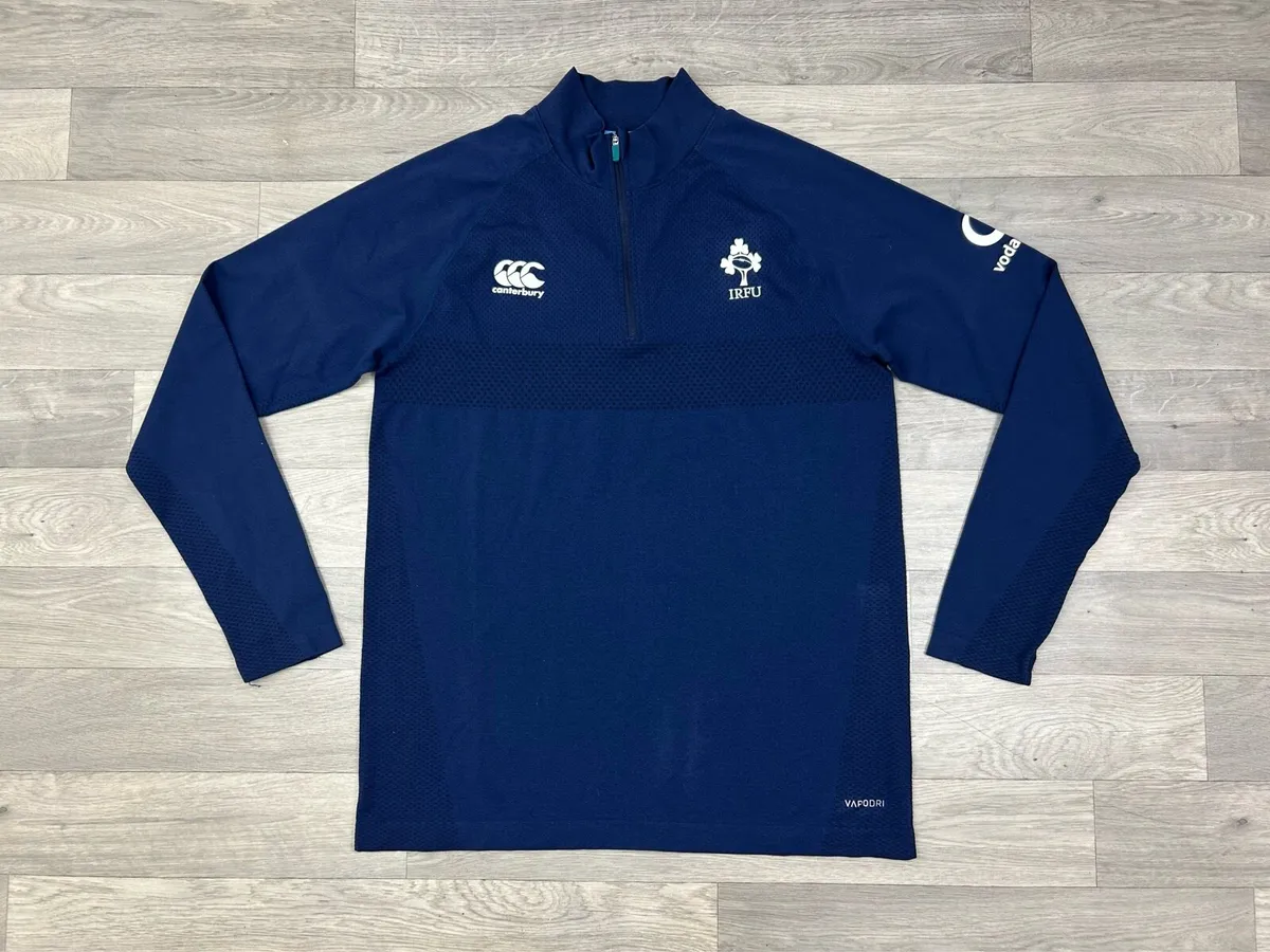 Canterbury Ireland Rugby Half Zip Jumper Mens M/L - Image 1