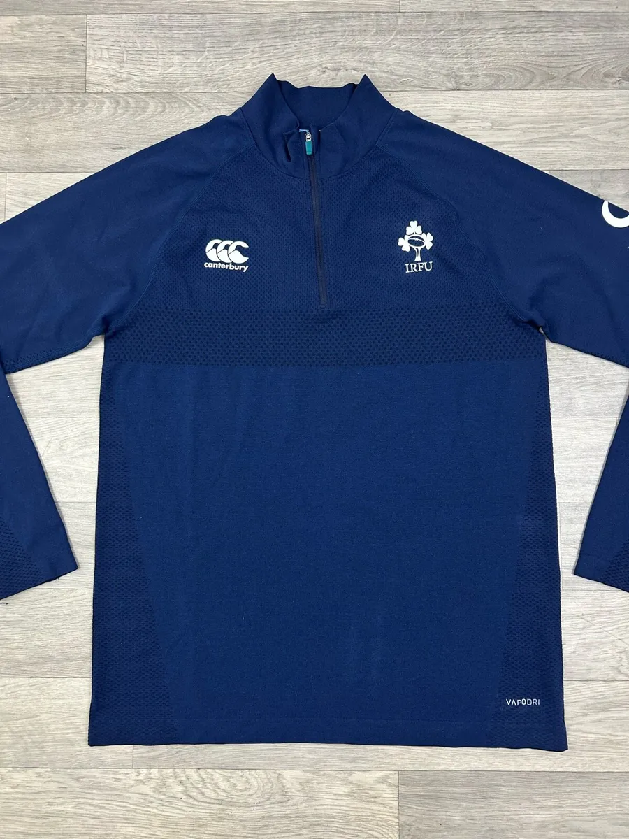 Canterbury Ireland Rugby Half Zip Jumper Mens M/L - Image 2