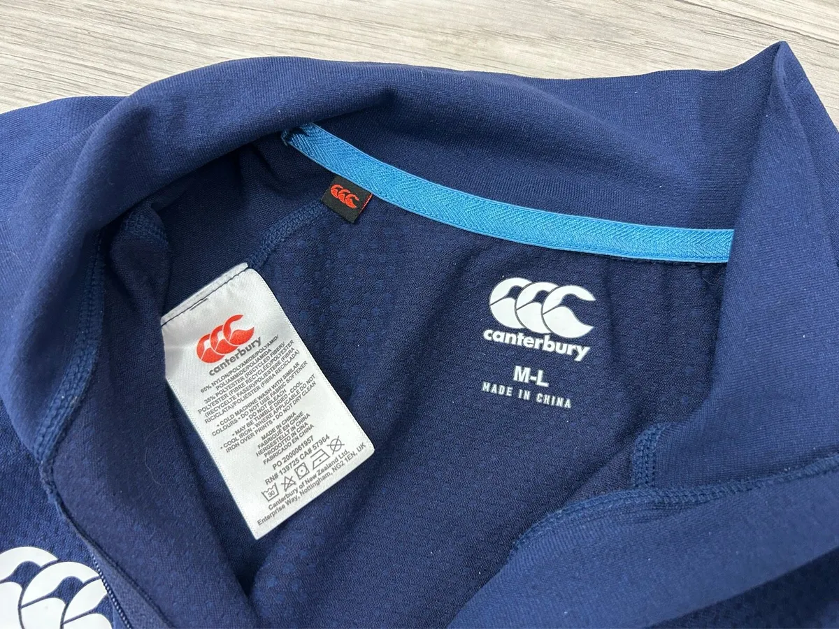 Canterbury Ireland Rugby Half Zip Jumper Mens M/L - Image 4