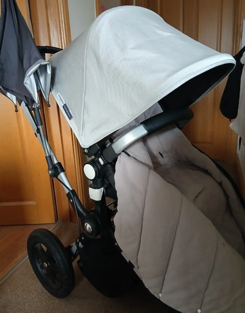 Bugaboo Cameleon travel system & car seat  fittings sunbrolly footmuff rain cover 130 euro comes from a pet and smoke free home OFFERS PLEASE - Image 3