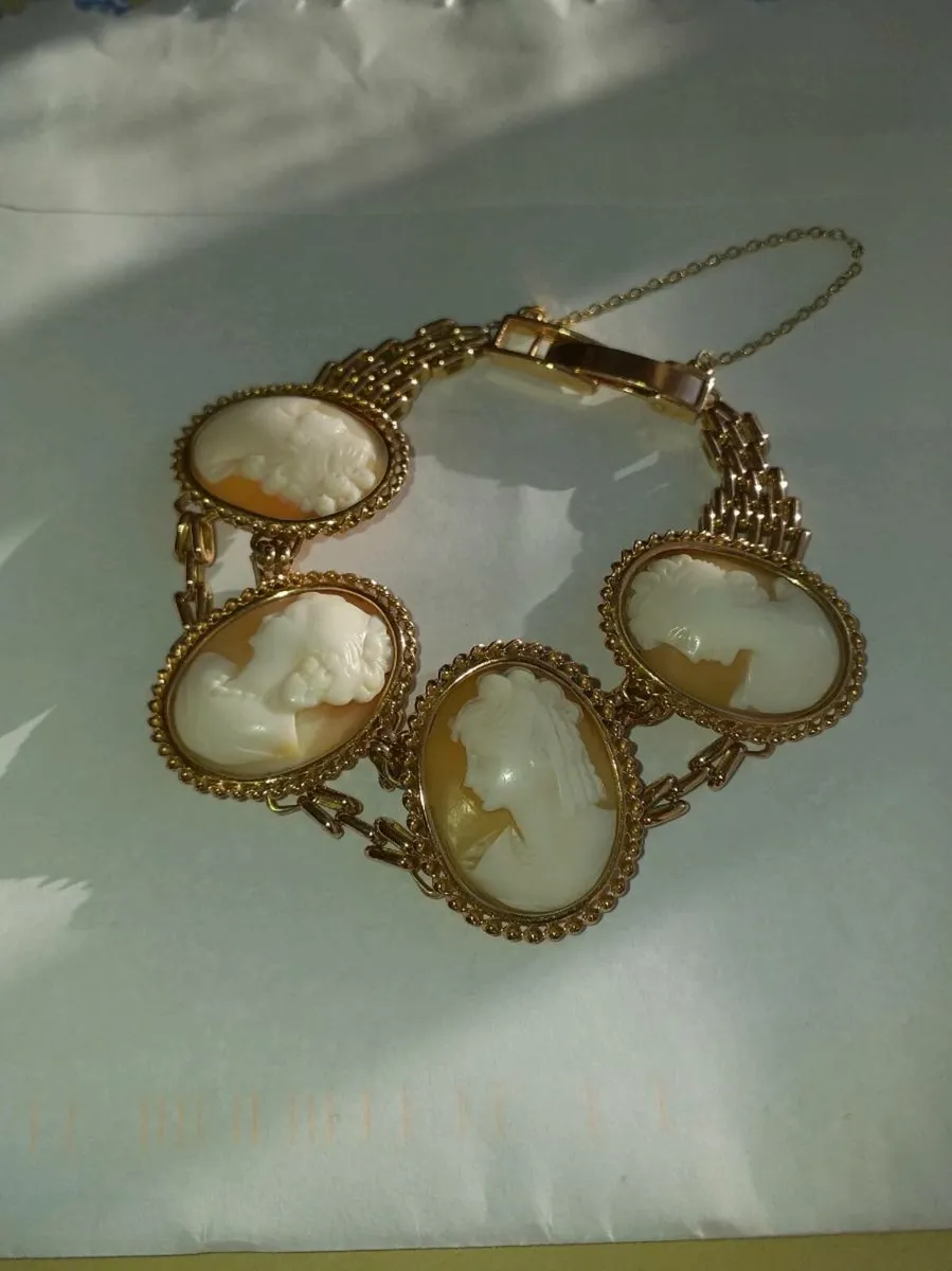 9ct rose gold came bracelette - Image 3