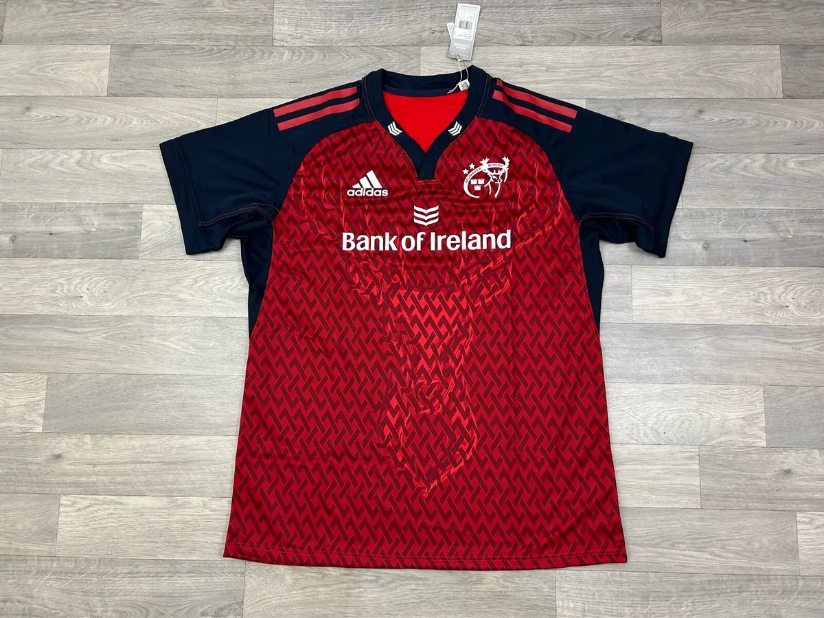 NEW Adidas Munster Rugby Player Issue Jersey XXL - Image 1