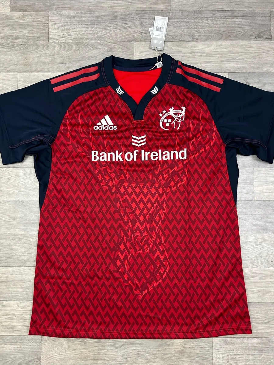 NEW Adidas Munster Rugby Player Issue Jersey XXL - Image 2