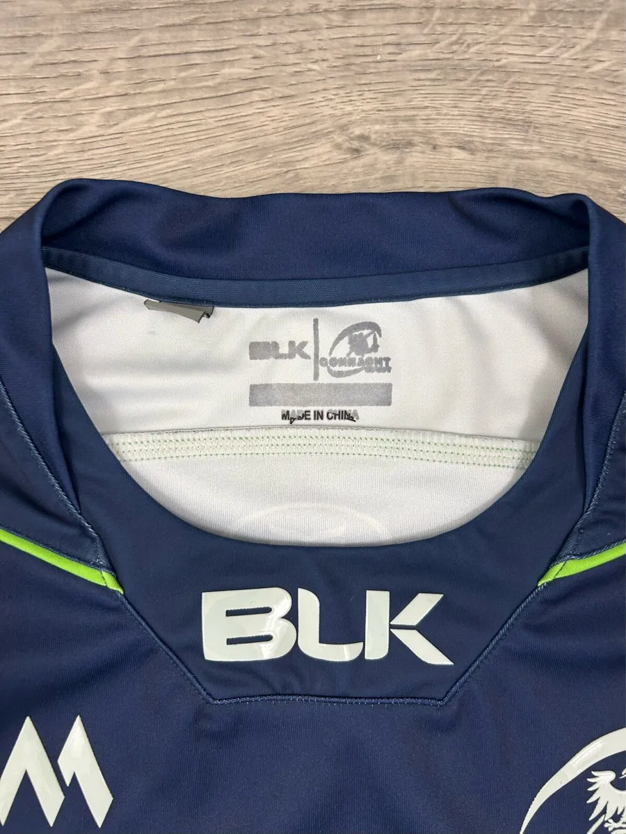 BLK Connacht Rugby Jersey Shirt Mens XL - Image 4