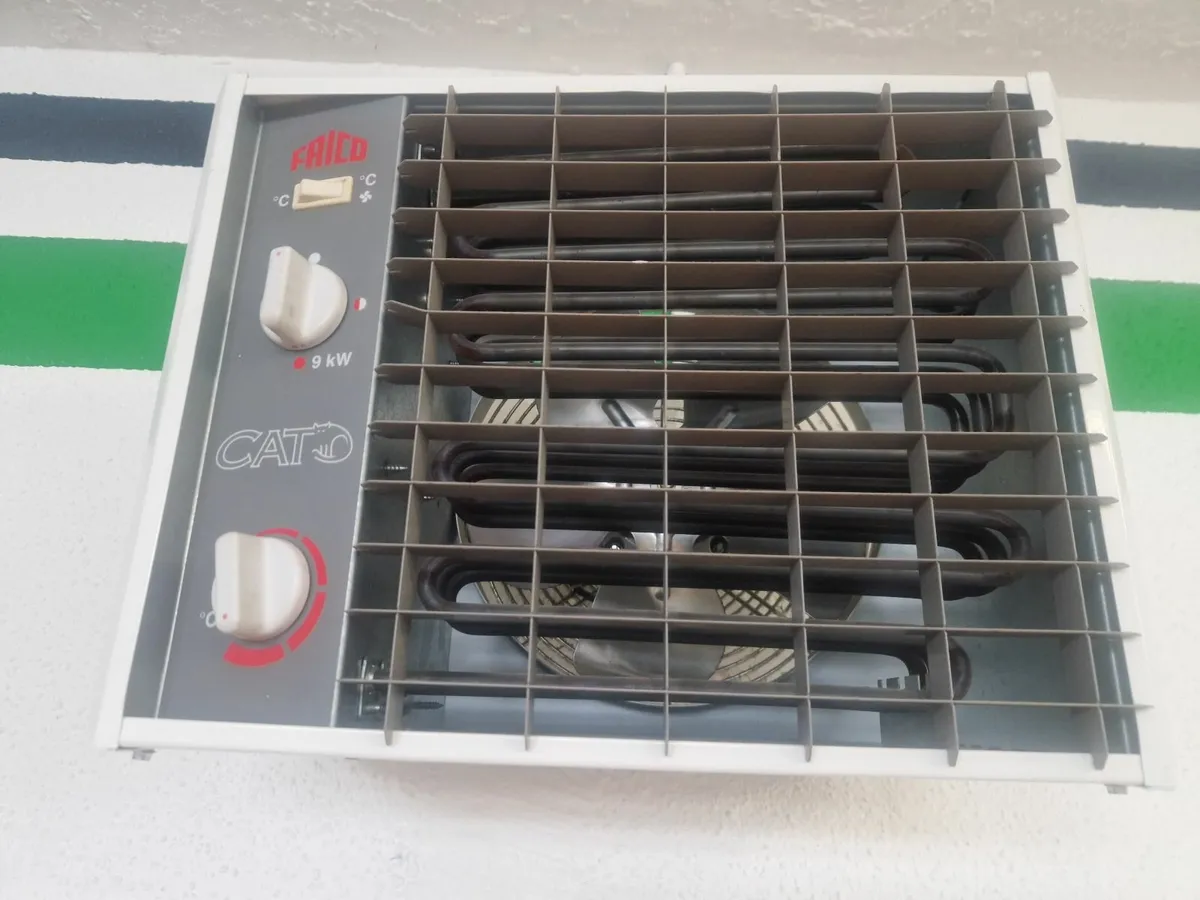 Wall mounted Electric Fan Heater x 3 - Image 1