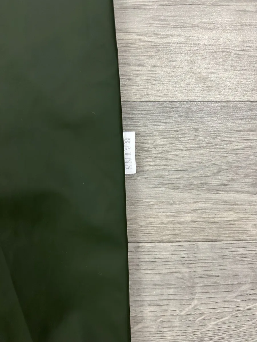 Rains Waterproof Fishtail Parka Jacket Mens Medium - Image 3