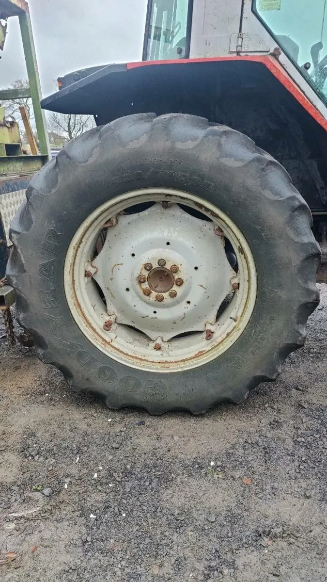 Massey Ferguson Tyres and Rims 38 28 - Image 3