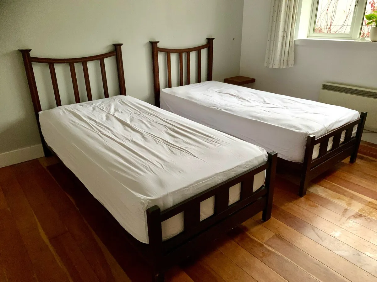 Antique twin single beds - Image 1