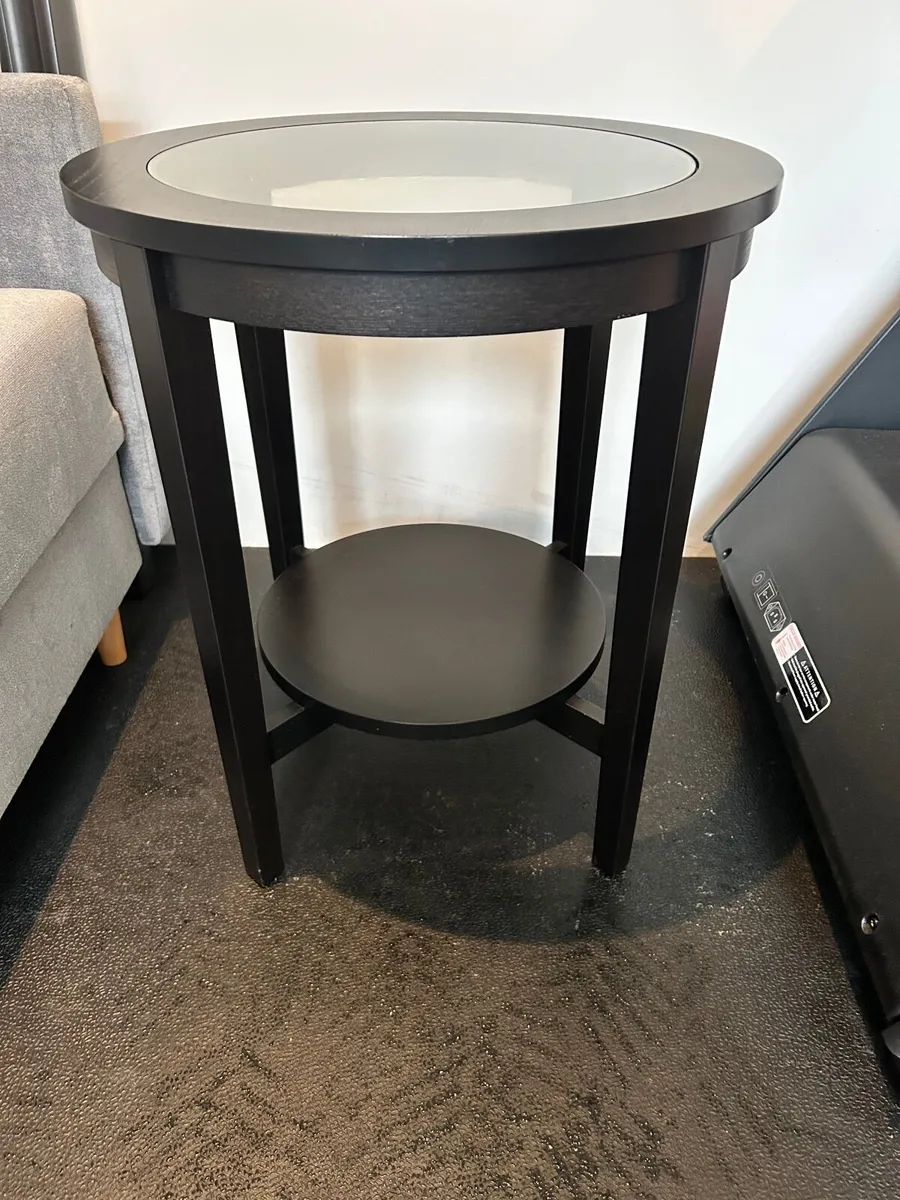 Black Wooden Coffee Table - Image 1