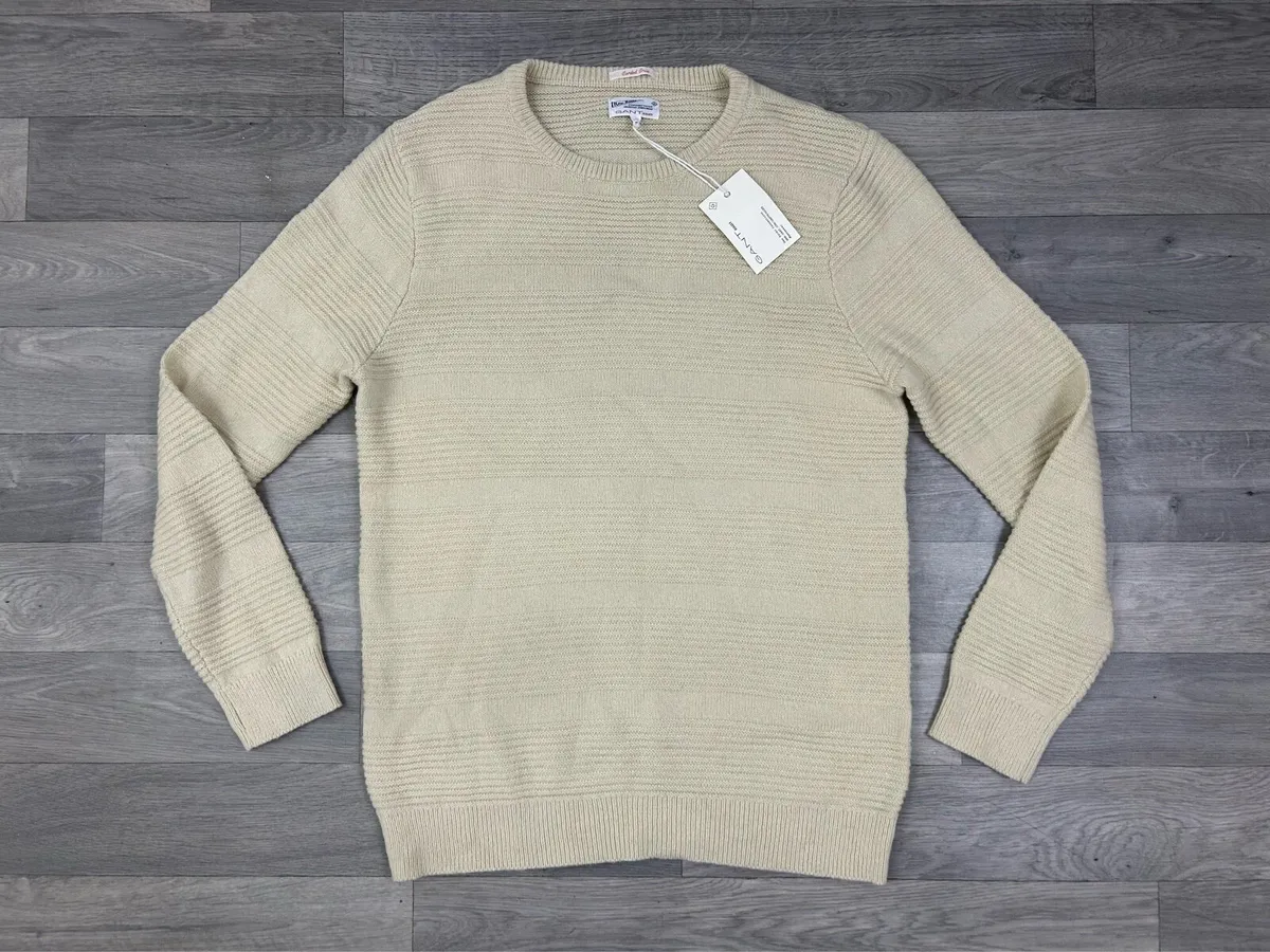 NEW Gant Wool Blend Knitted Jumper Sweater L - Image 1