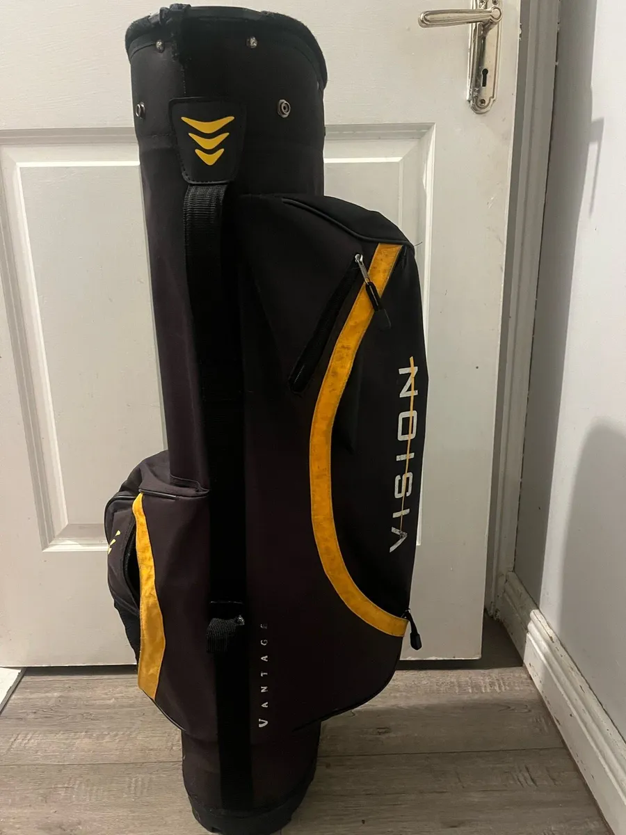 Golf trolley ( Ben Sayers) with Golf Bag - Image 3