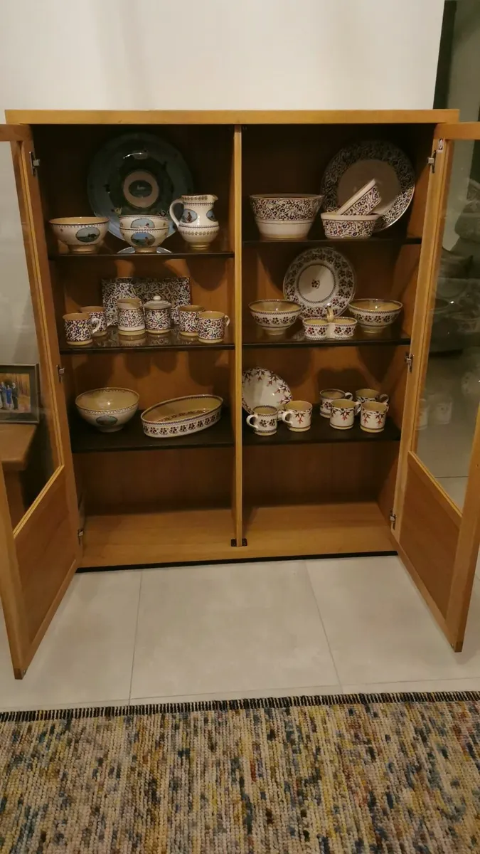 Solid Oak Display cabinet - Image 2