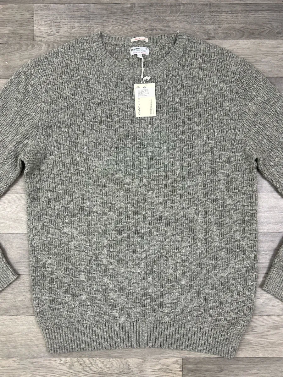 New Gant Wool Blend Knitted Jumper Sweater XXL - Image 2