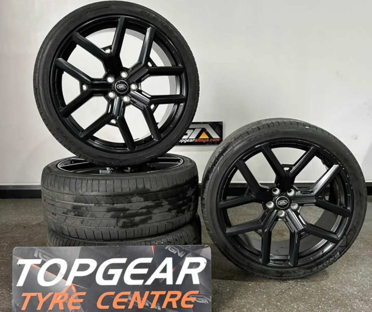 23" Uni C2 Wheels & Tyres For Land Rover 5x120 - Image 1