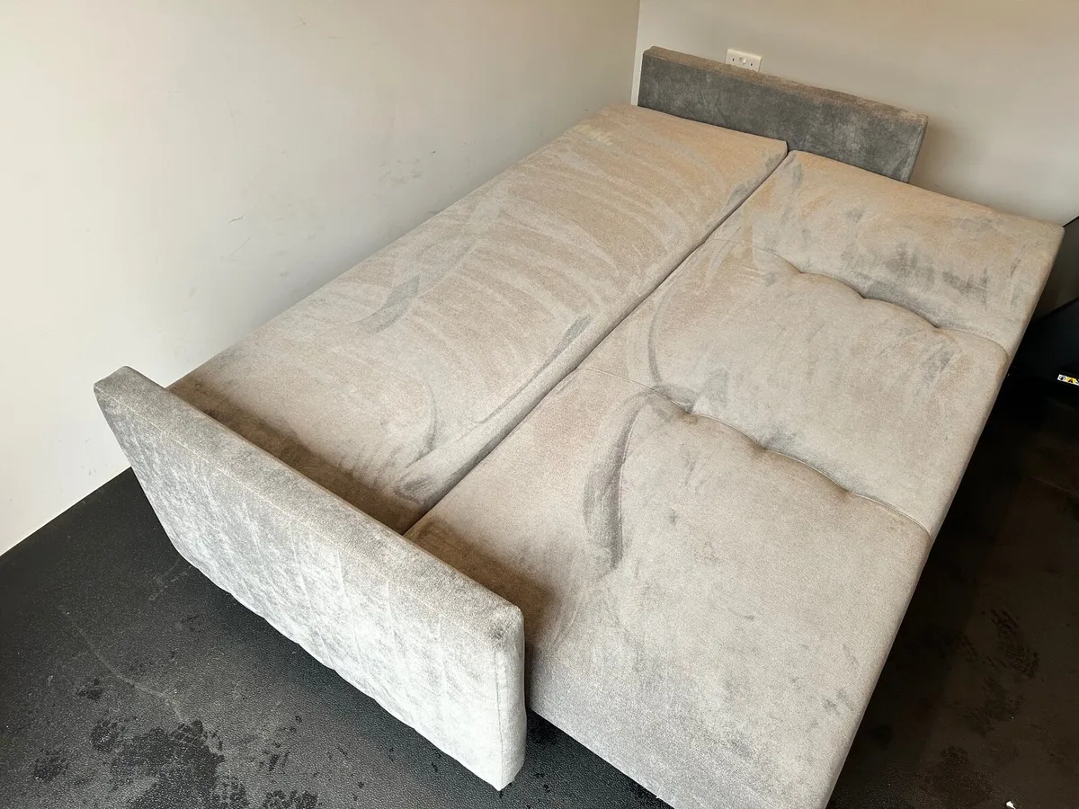 Grey Pull Out Sofa-Bed - Image 3