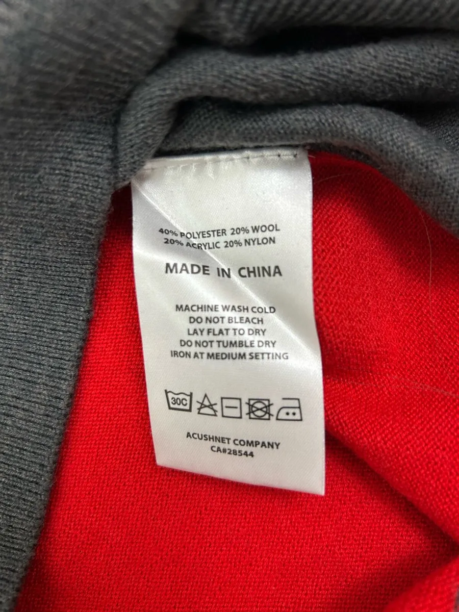 FootJoy FJ Wool Blend Golf Jumper Mens Medium - Image 4