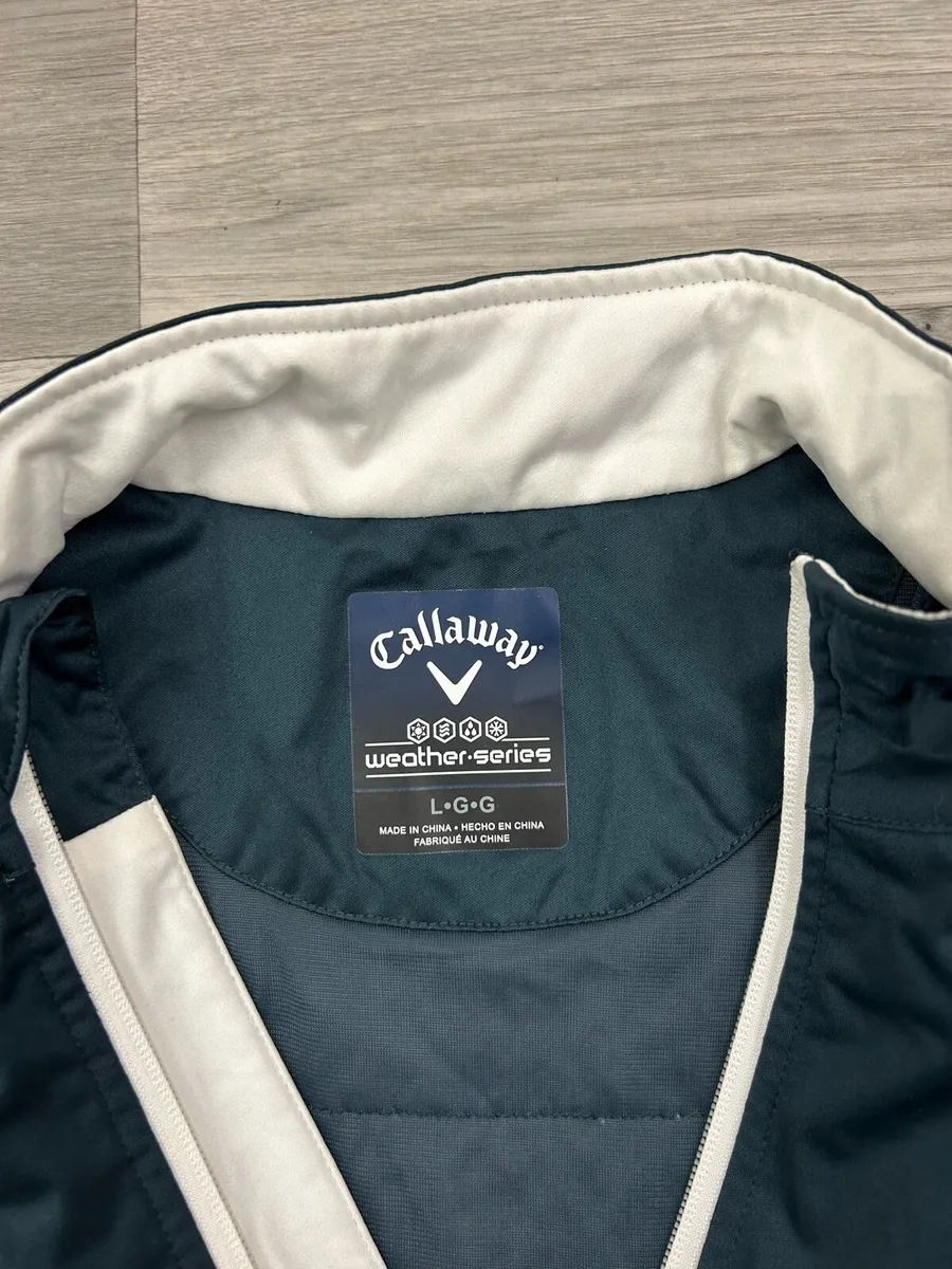 Callaway Lightly Padded Half Zip Golf Jacket L - Image 4