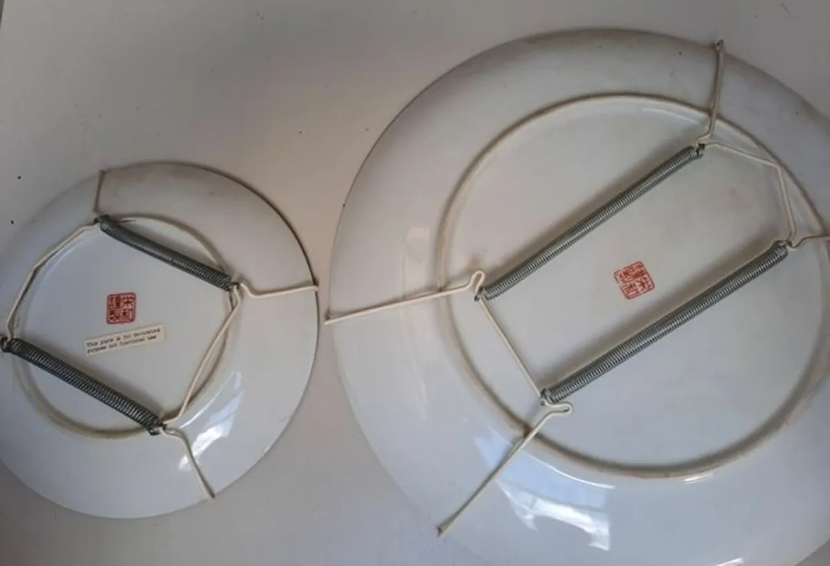 Japanese Garden birds Wall plates - Image 3