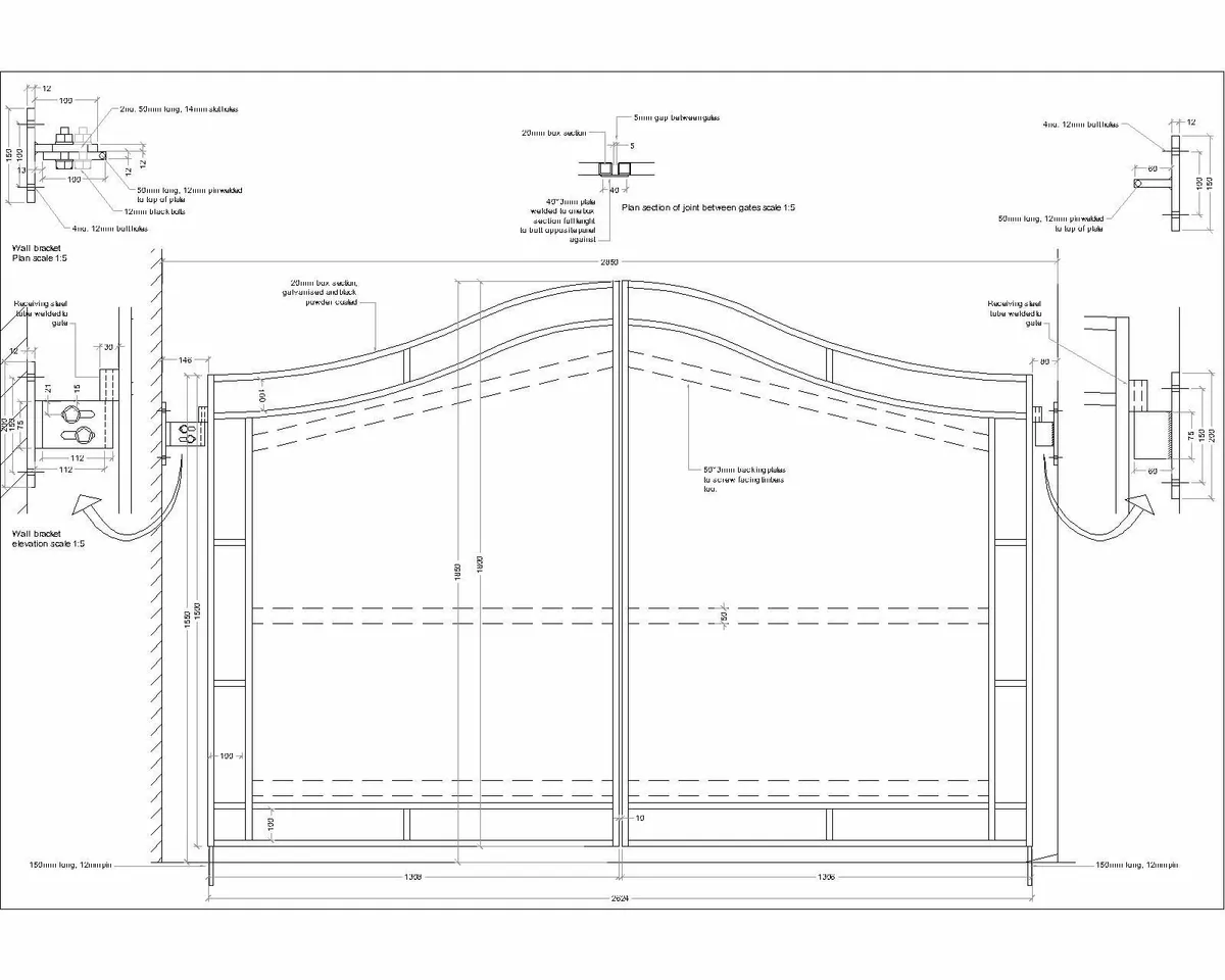 Steel frame External gates - Image 2