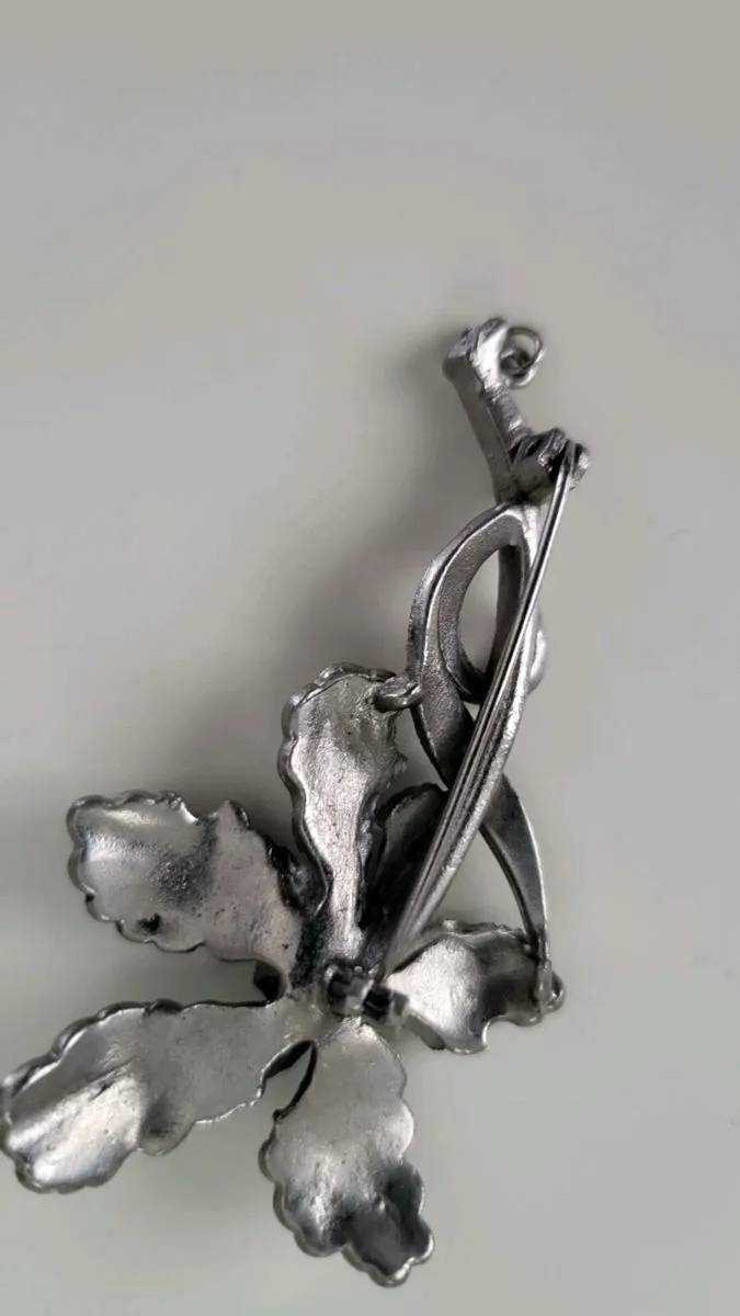 Vintage Marcasite Brooch - Image 2