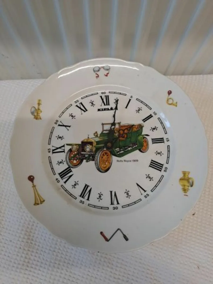 Rolls Royce Plate with clock - Image 1