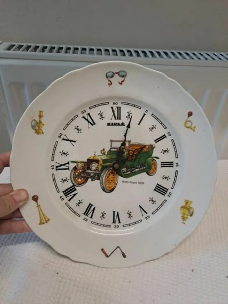 Rolls Royce Plate with clock - Image 2