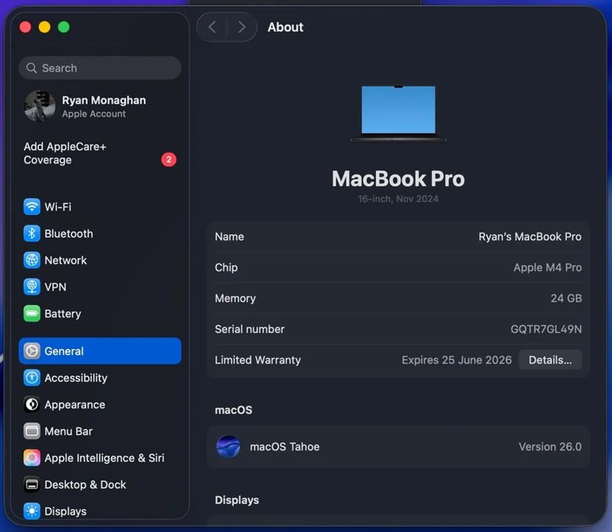 16' MacBook Pro (M4 Pro | Space Black | 24GB RAM | 512 GB SSD) - Image 3