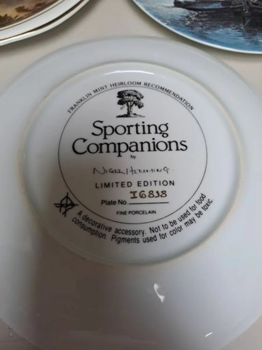 Nigel Hemming wall plate Sporting Companions - Image 2