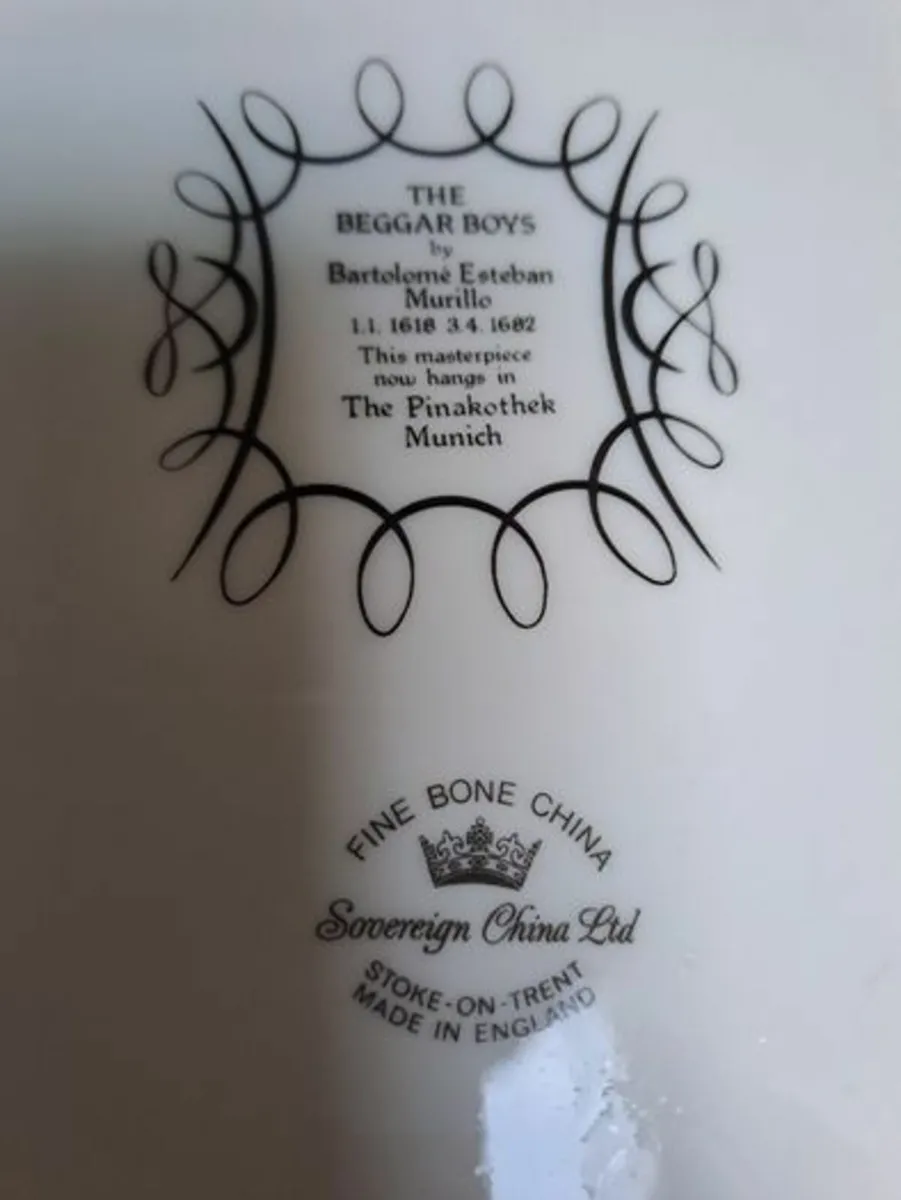 No 2 The Beggar Boys Wall plate - Image 2