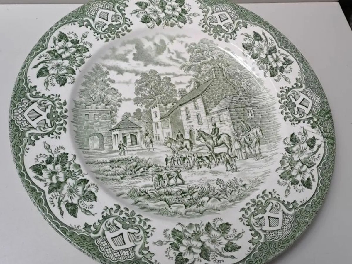 Vintage Staffordshire plate - Image 1
