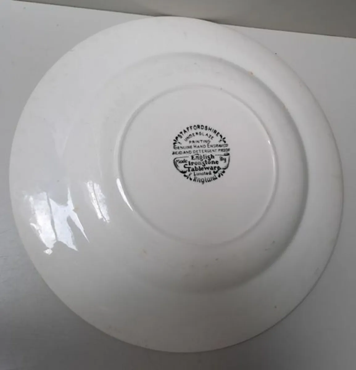 Vintage Staffordshire plate - Image 4