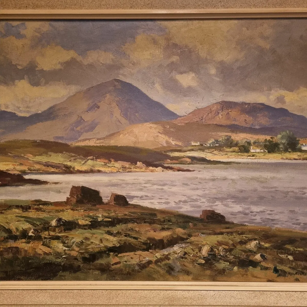 ANTIQUE OIL PAINTING BY MAURICE CANNING WILKS - Image 2