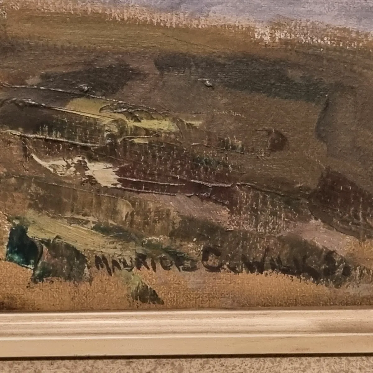 ANTIQUE OIL PAINTING BY MAURICE CANNING WILKS - Image 4