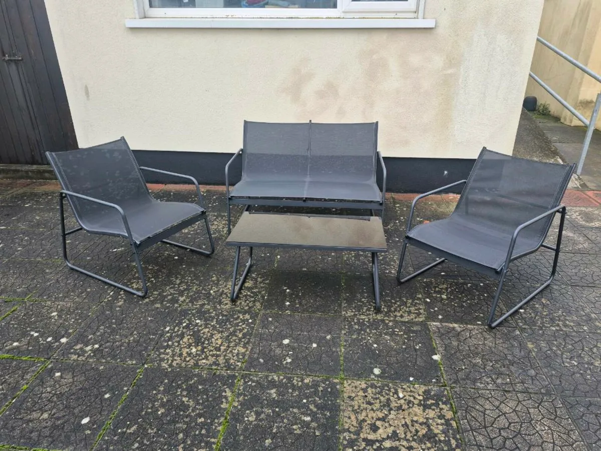 Garden chairs and table