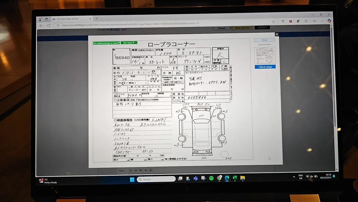 Jap Car History Checks - Japanese Import Checks - Image 2
