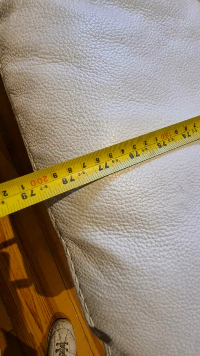 3 piece leather suite - Image 4