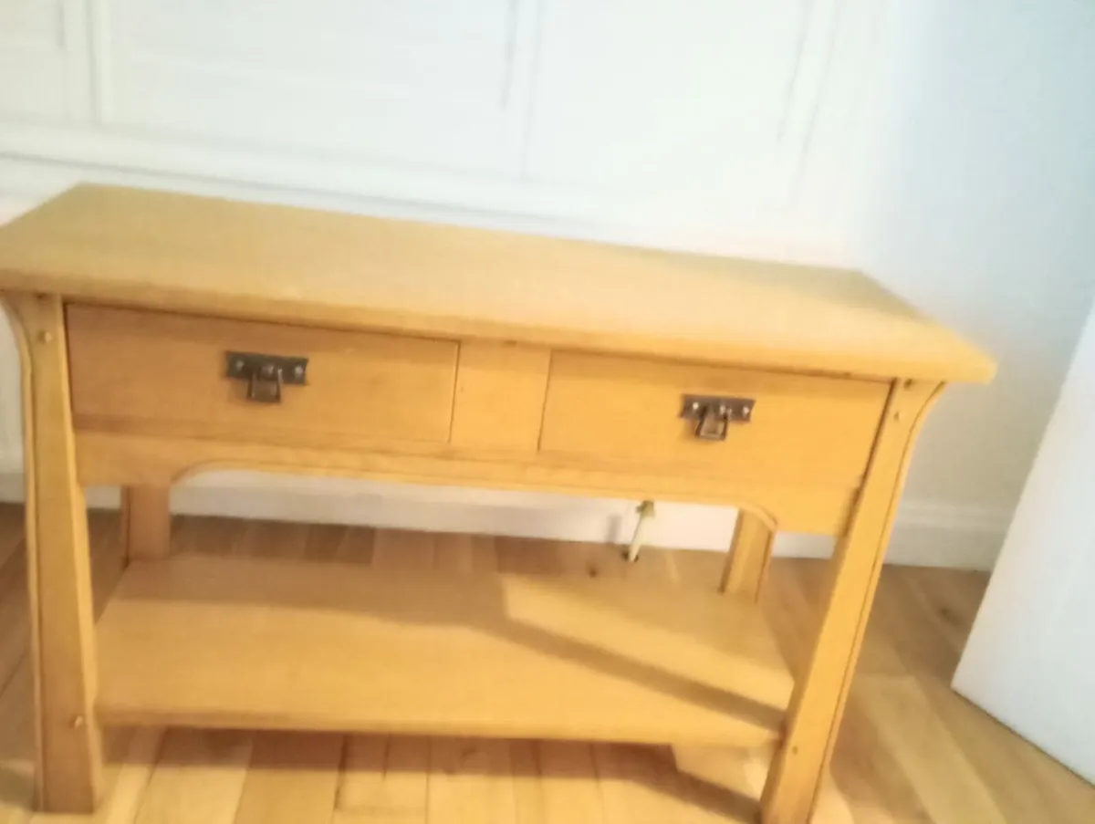 Brown Hall Table Unit - Image 2