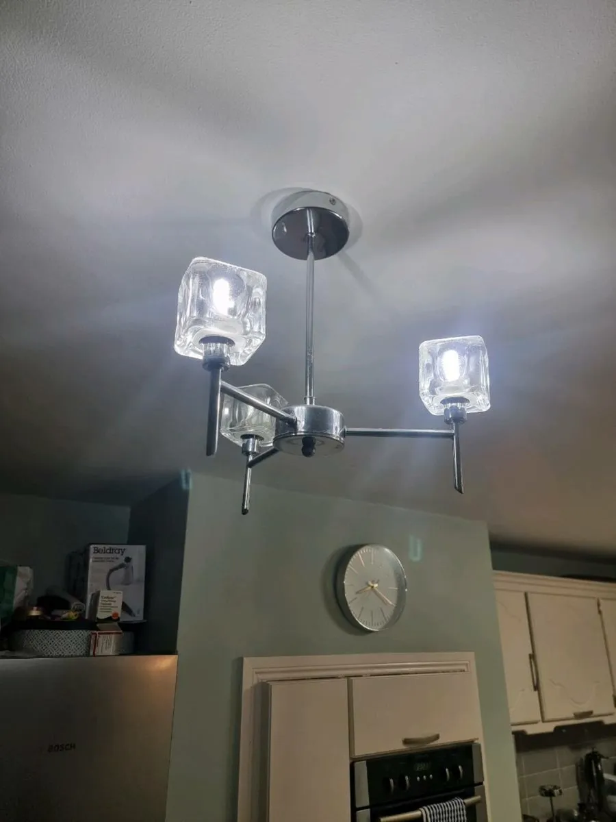 Two ceiling lights