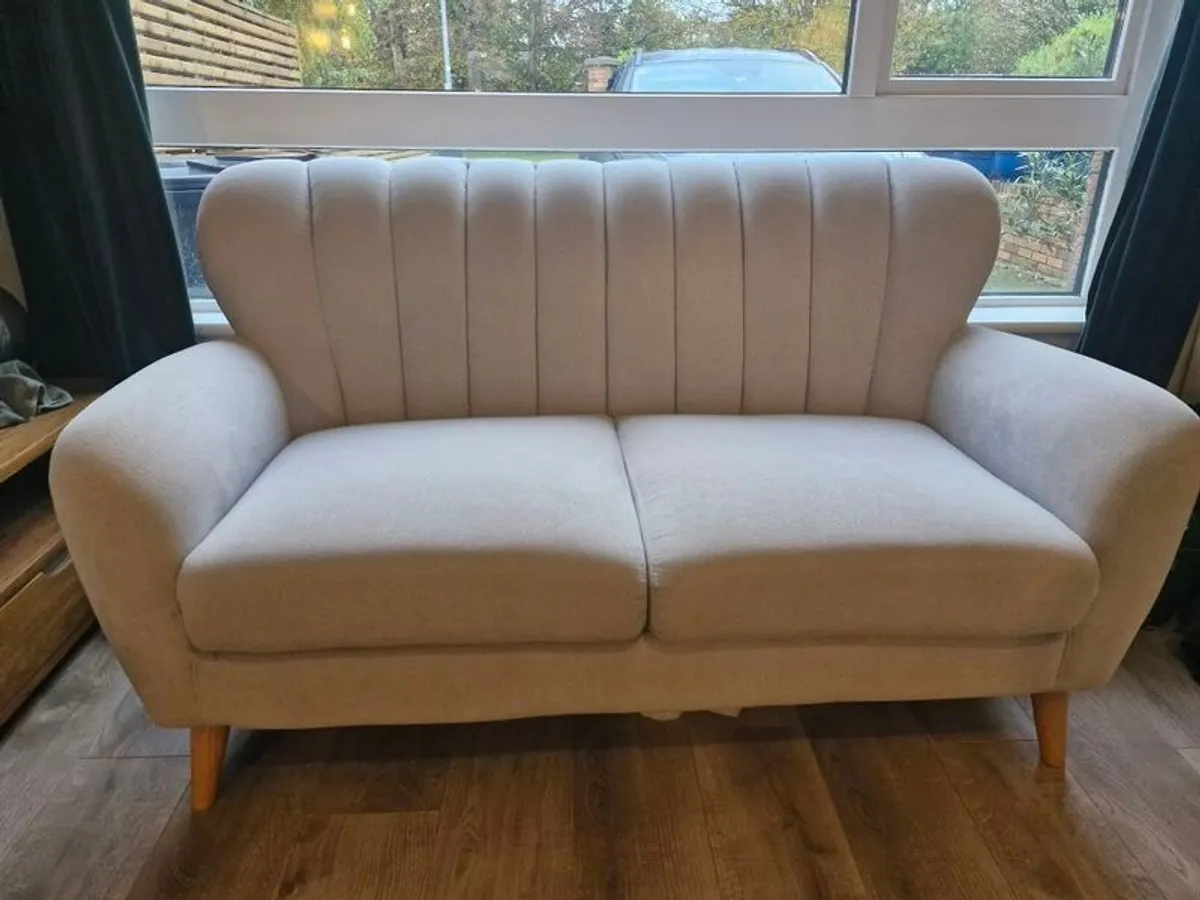 Light grey sofa - Image 1