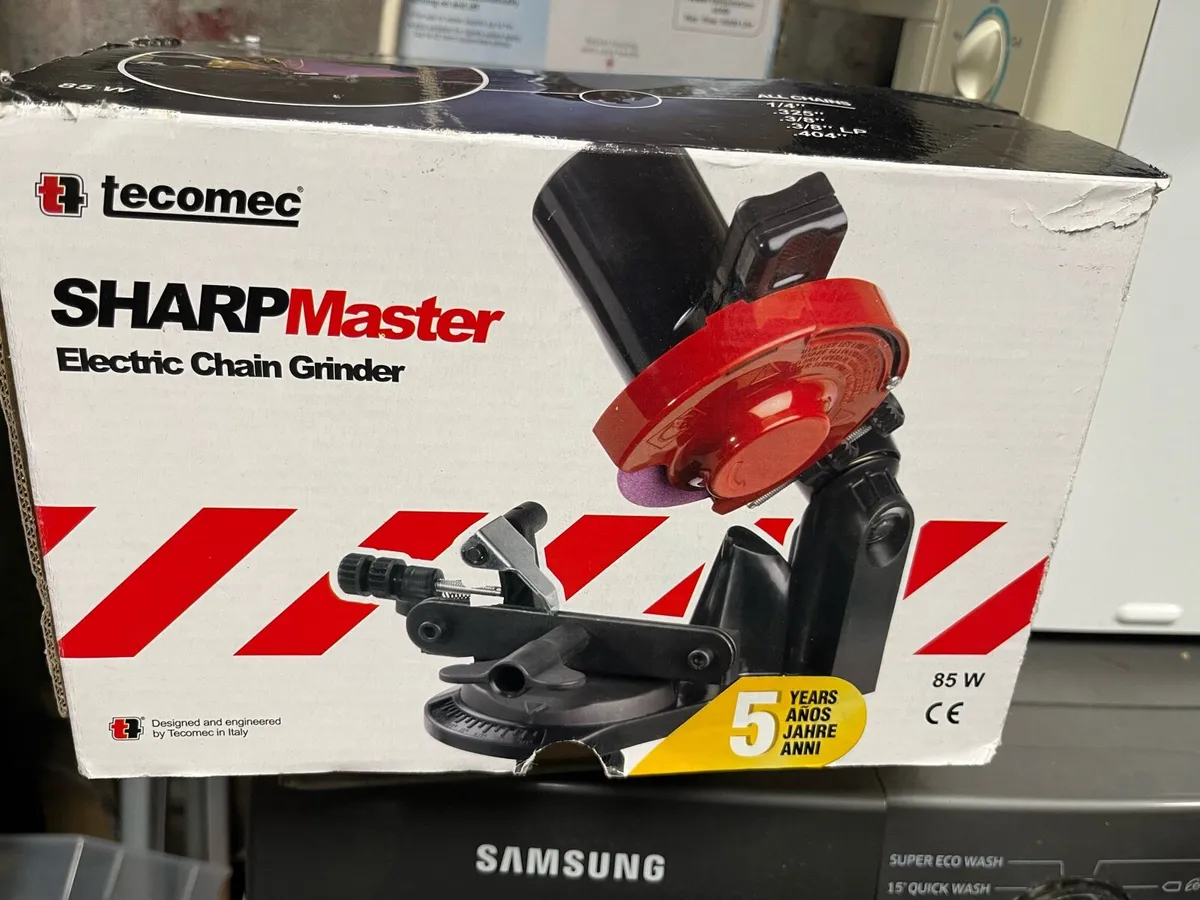 Chain saw sharpening set