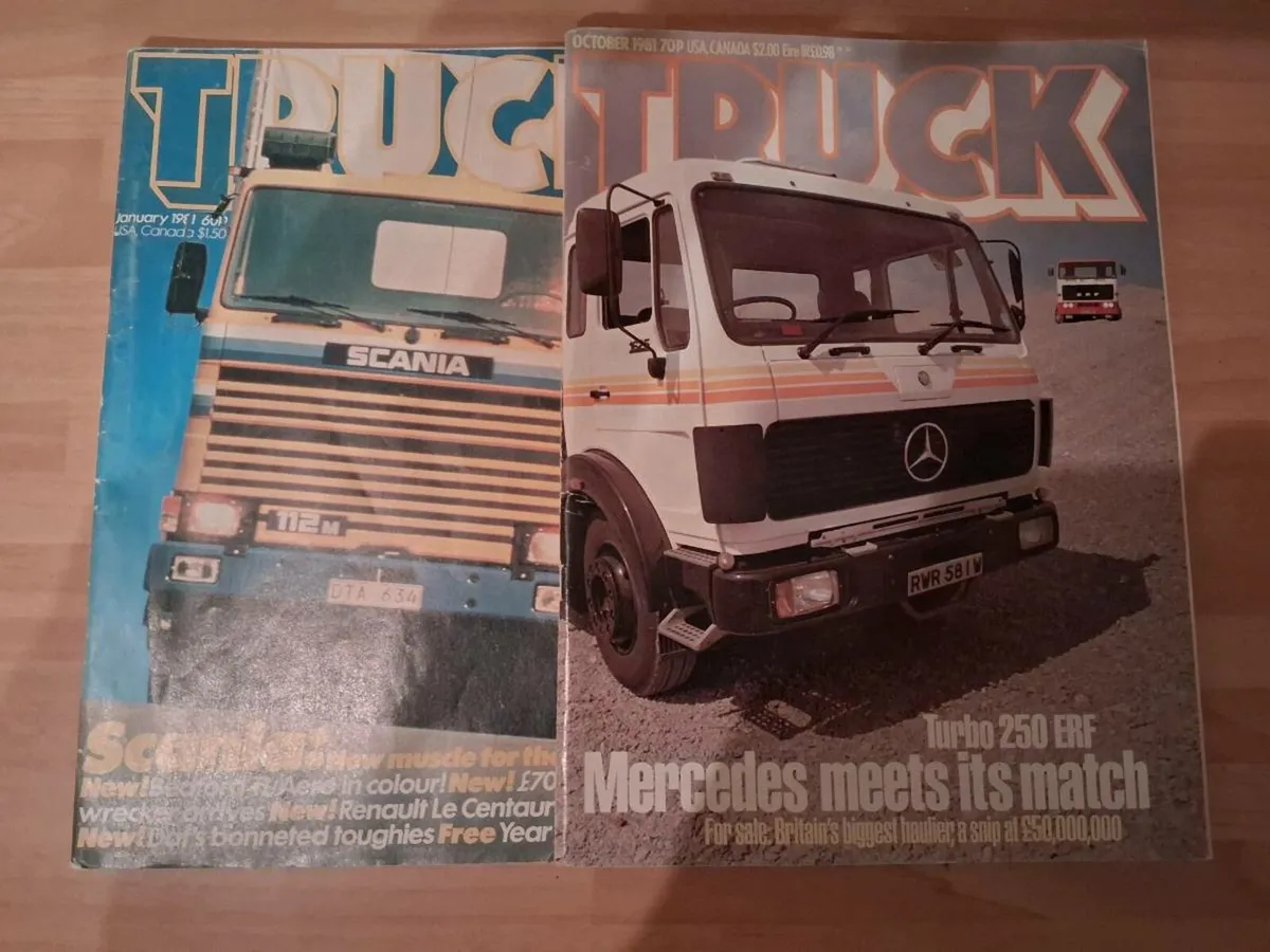 Truck magazines 1980s - Image 1
