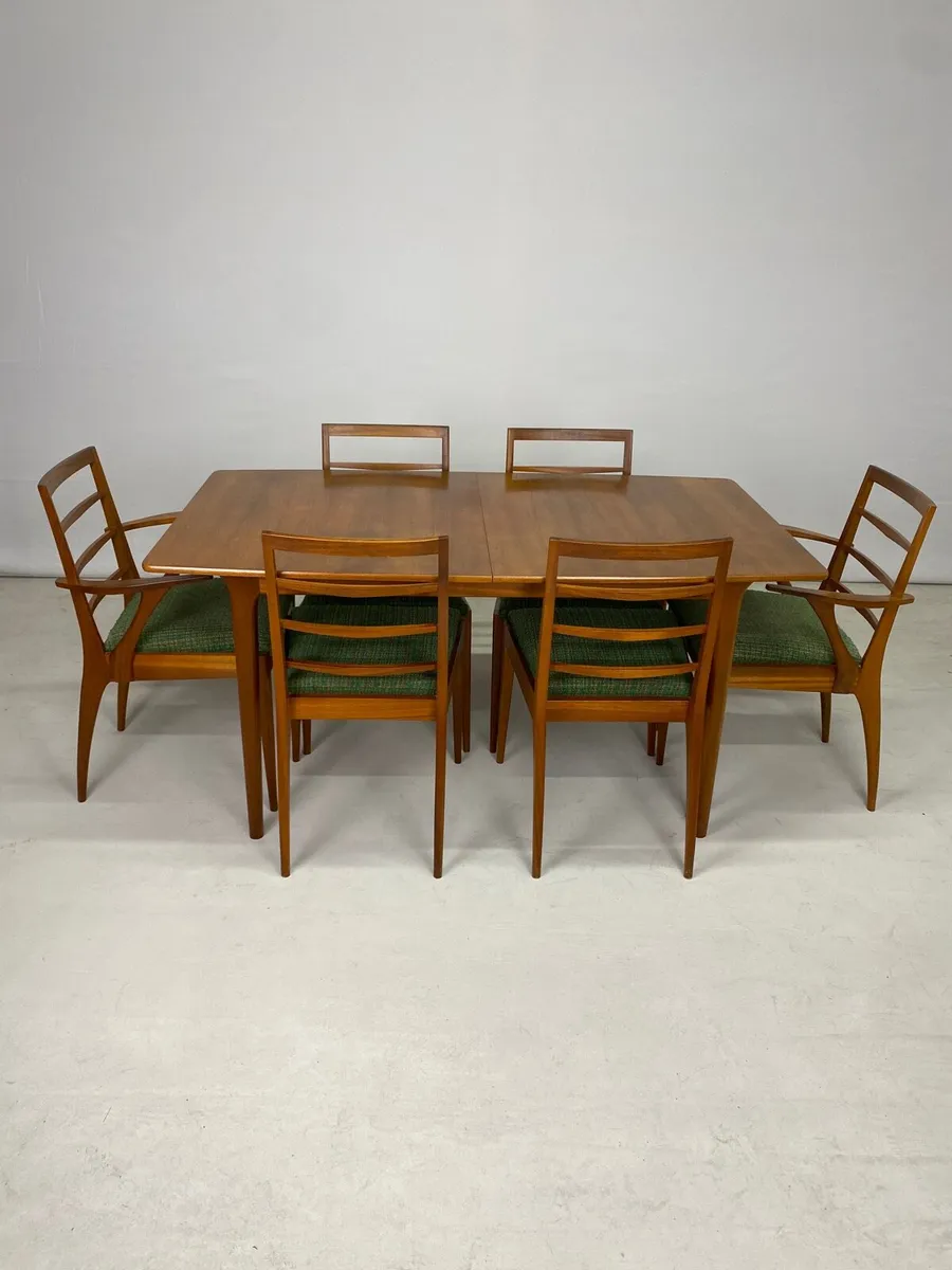 McIntosh Mid Century Teak Table & Chairs - Image 2